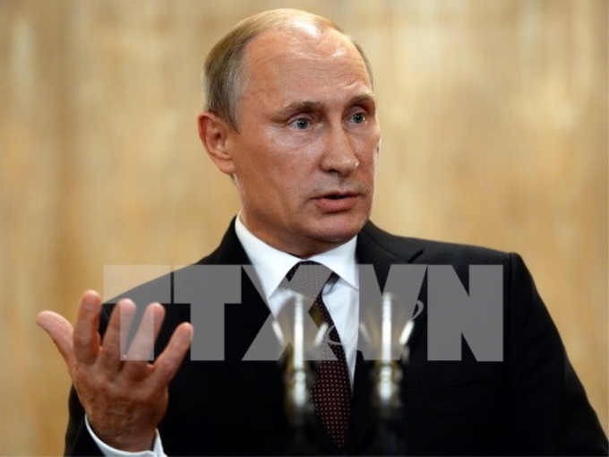 Tổng thống Nga Vladimir Putin. (Nguồn: AFP/TTXVN)