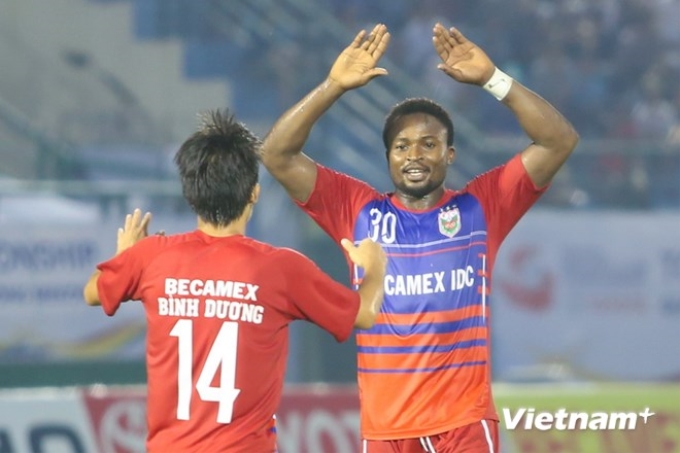 Bình Dương là đại diện duy nhất của bóng đá Việt Nam vào thẳng vòng bảng AFC Champions League. (Ảnh: Minh Chiến/Vietnam+)