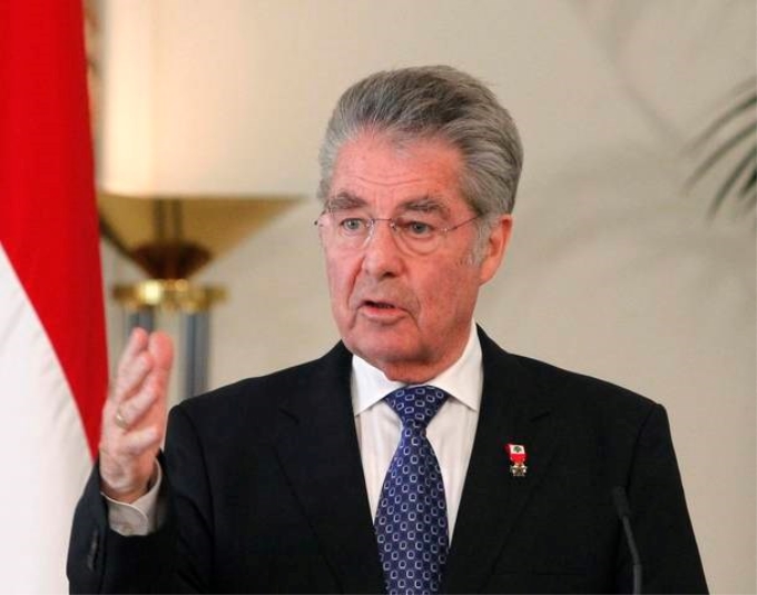 Tổng thống Áo Heinz Fischer.