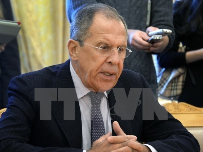 Ngoại trưởng Nga Sergei Lavrov.