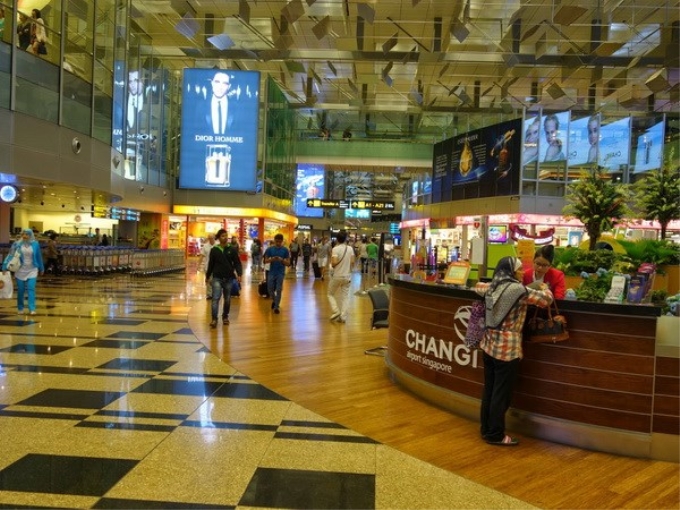 Sân bay quốc tế Changi của Singapore. (Nguồn: guitar123)