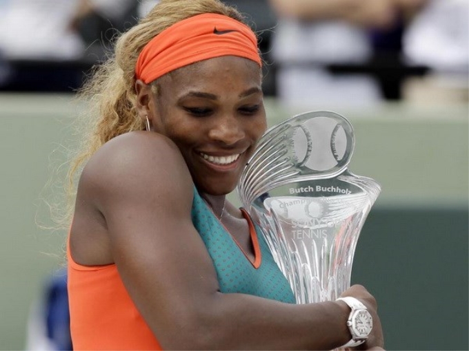 Serena lần thứ 7 lên ngôi Miami Masters. (Nguồn: AP)