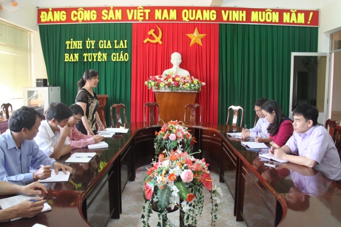 Toàn cảnh buổi làm việc (Ảnh: TH)