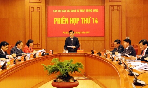 Phiên họp thứ 15 Ban Chỉ đạo Cải cách tư pháp Trung ương