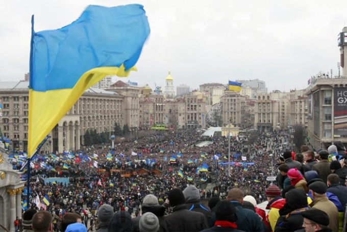 Cuộc khủng hoảng chính trị ở Ukraine đang đẩy nền kinh tế nước này rơi vào vòng xoáy khủng hoảng. (Nguồn: Reuters)