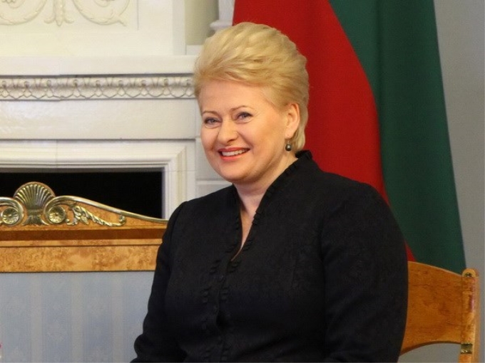 Tổng thống Lithuania Dalia Grybauskaite. (Ảnh: AFP/TTXVN)