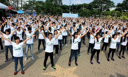 Ngày Trái Đất 2014 : Chung tay giữ sạch hồ Hà Nội