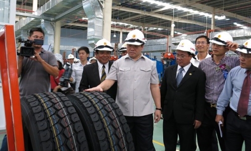 Khánh thành nhà máy sản xuất lốp xe tải toàn thép hiện đại