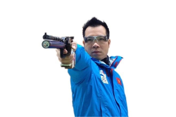 Xạ thủ Xuân Vinh. Ảnh: ISSF.