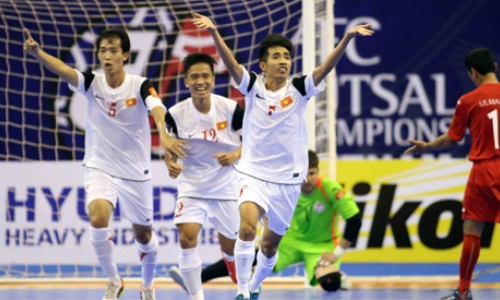 Việt Nam vào tứ kết giải Futsal Châu Á