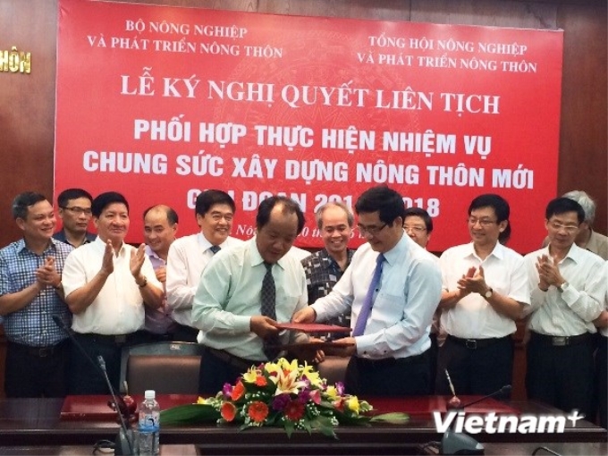 Việc ký kết sẽ mang đến sự phối hợp chặt chẽ hơn nữa trong việc phát triển ngành, xây dựng nông thôn mới. (Ảnh: Thanh Tâm/Vietnam+)