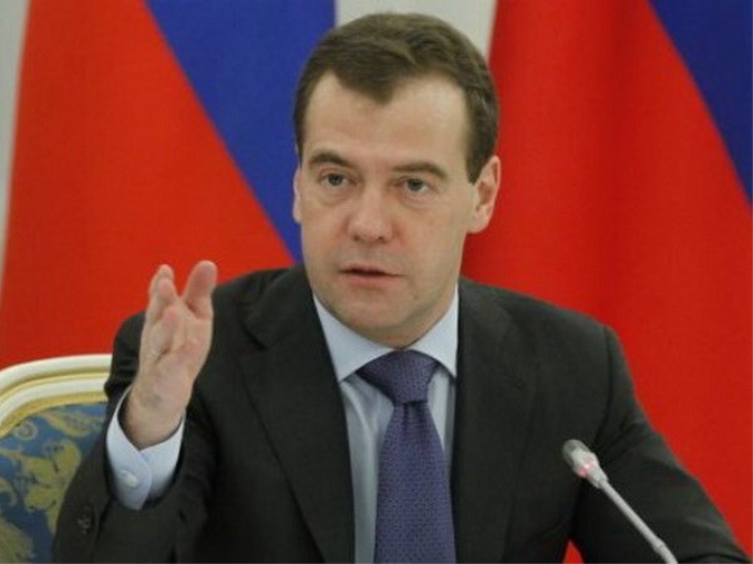 Thủ tướng Nga, Dmitry Medvedev. (Nguồn: AP)