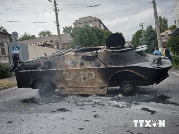 Tình hình miền Đông Ukraine đang hết sức phức tạp. Ảnh minh họa. (Nguồn: AFP/TTXVN)