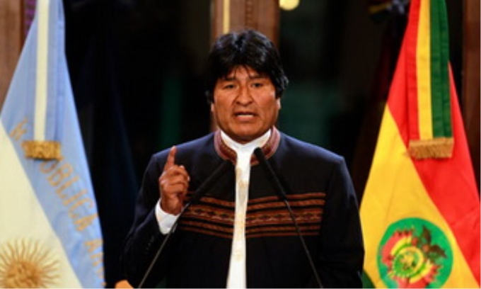 Tổng thống Bolivia Evo Morales