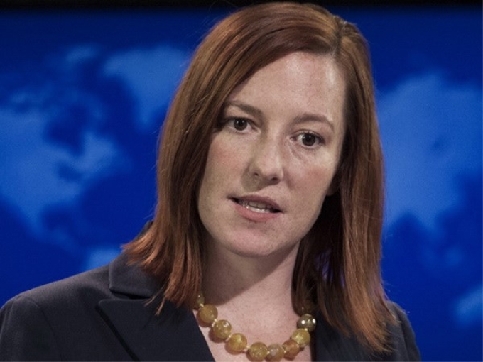 Nữ phát ngôn Bộ Ngoại giao Mỹ Jen Psaki. (Nguồn: AFP)