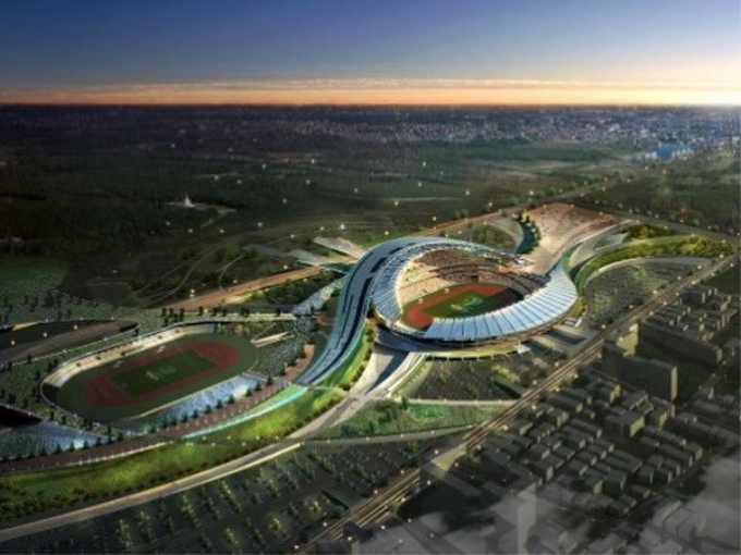 Sân vận động chính ở Incheon. (Nguồn: Archdaily.com)