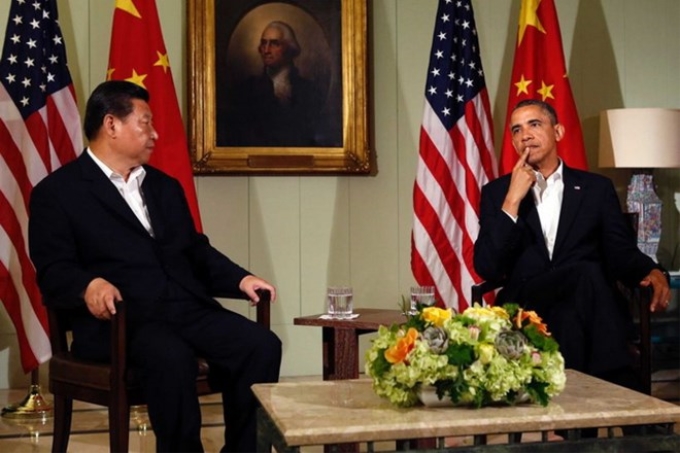 Tổng thống Mỹ Barack Obama gặp Chủ tịch Trung Quốc Tập Cận Bình vào tháng 6/2013. (Nguồn: Reuters)