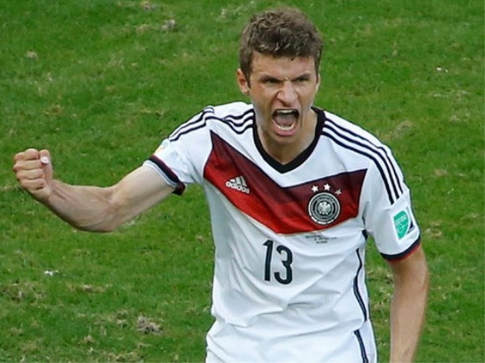 Thomas Mueller có thể ghi bàn trở lại sau hai trận "tịt ngòi". (Nguồn: AP)