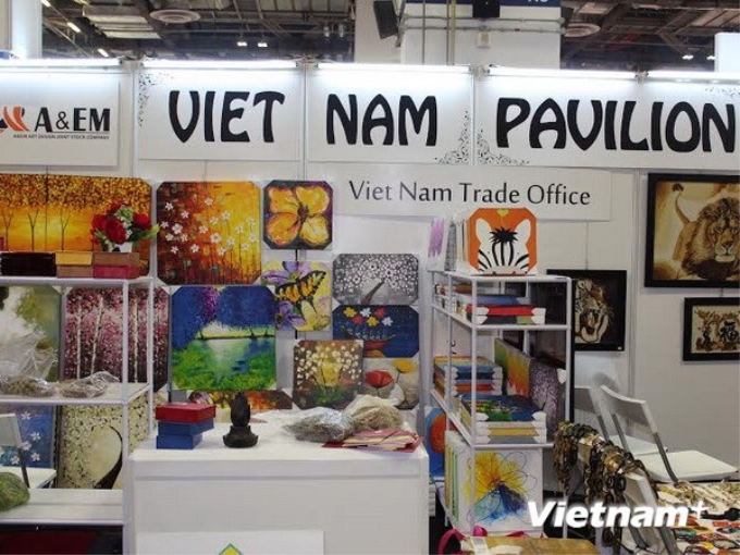 Gian hàng Việt Nam. (Ảnh: Kim Yến/Vietnam+)