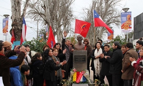 Khánh thành tượng đài Chủ tịch Hồ Chí Minh ở Santiago