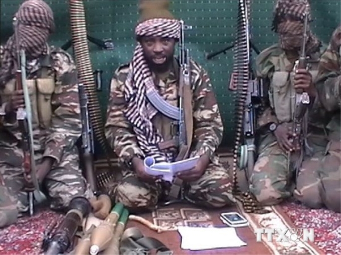 Phiến quân Boko Haram tại địa điểm bí mật ở Nigieria. (Nguồn: AFP/TTXVN)