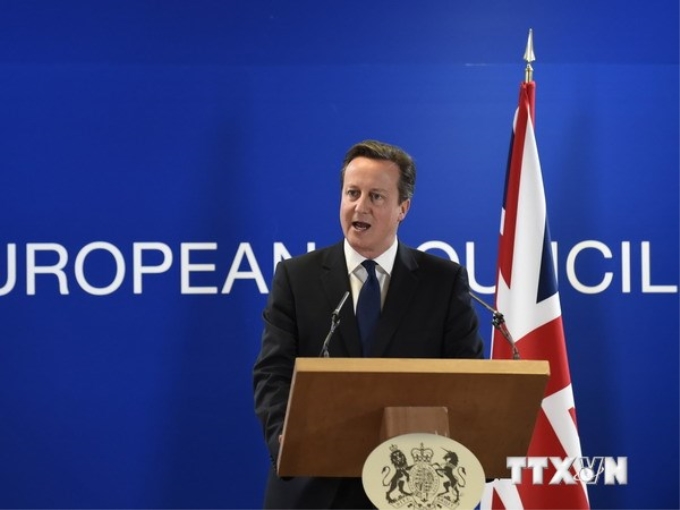 Thủ tướng Anh David Cameron. (Nguồn: AFP/TTXVN)