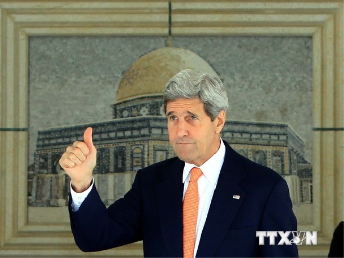 Ngoại trưởng Mỹ John Kerry. (Nguồn: THX/TTXVN)