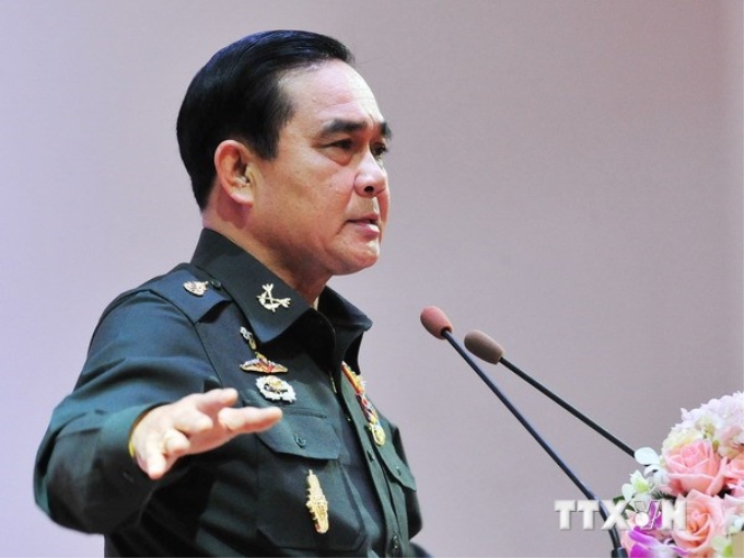 Tư lệnh quân đội Thái Lan, Tướng Prayuth Chan-ocha. (Nguồn: THX/ TTXVN)