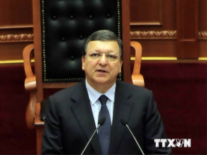 Chủ tịch Ủy ban châu Âu José Manuel Durão Barroso. (Ảnh: THX/TTXVN)