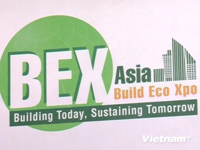 BEX Asia 2014 là hội chợ hàng đầu châu Á trong lĩnh vực xây dựng. (Ảnh: Vietnam+)