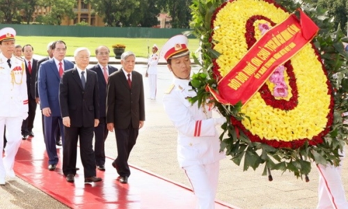 Lãnh đạo Đảng, Nhà nước vào Lăng viếng Chủ tịch Hồ Chí Minh