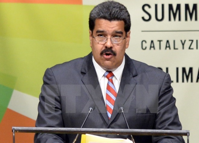 Tổng thống Venezuela Nicolas Maduro. (Nguồn: THX/TTXVN)