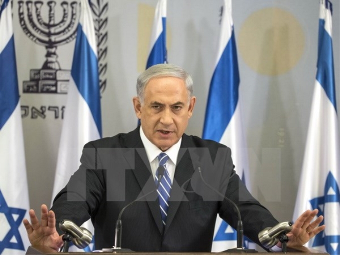 Thủ tướng Israel Benjamin Netanyahu. (Nguồn: AFP/TTXVN)