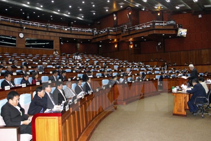 Toàn cảnh một phiên họp Quốc hội tại thủ đô Phnom Penh, Campuchia. (Nguồn: AFP/TTXVN)