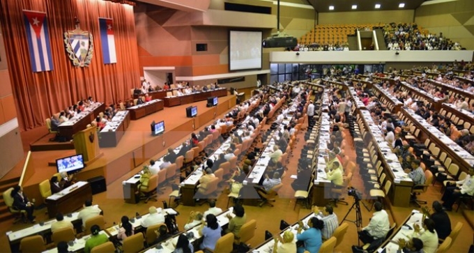 Toàn cảnh lễ bế mạc kỳ họp thứ tư Quốc hội Cuba khóa 8. (Nguồn: AFP/TTXVN)