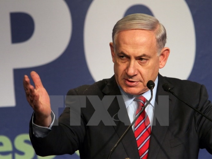 Thủ tướng Israel Benjamin Netanyahu. (Nguồn: AFP/TTXVN)