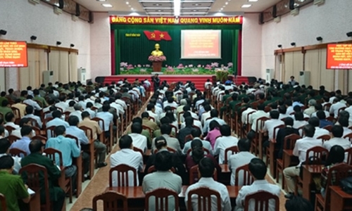 Đồng Tháp tổ chức học tập chuyên đề đạo đức Hồ Chí Minh năm 2015