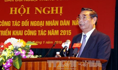 Triển khai công tác đối ngoại nhân dân năm 2015