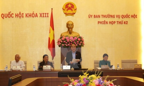 Thông cáo phiên họp thứ 42 của Ủy ban thường vụ Quốc hội khóa XIII