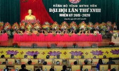 Khai mạc Đại hội Đảng bộ tỉnh Hưng Yên nhiệm kỳ 2015-2020