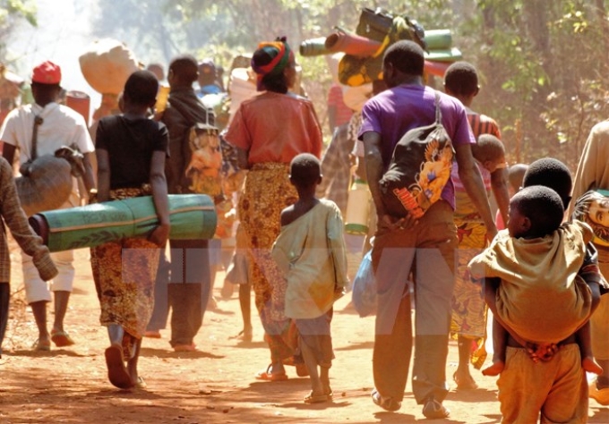 Người tị nạn Burundi lánh nạn tại trại tị nạn ở Kigoma, Tanzania do nội chiến tại Burundi. (Nguồn: AFP/TTXVN)