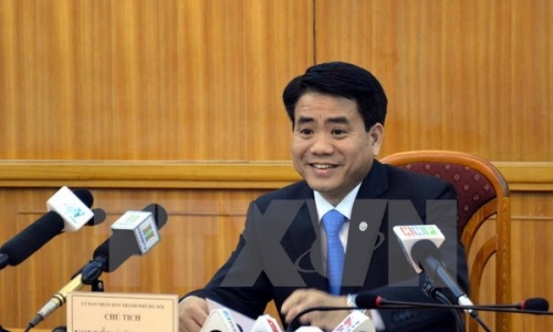 Tân chủ tịch UBND Thành phố Hà Nội Nguyễn Đức Chung trả lời phỏng vấn