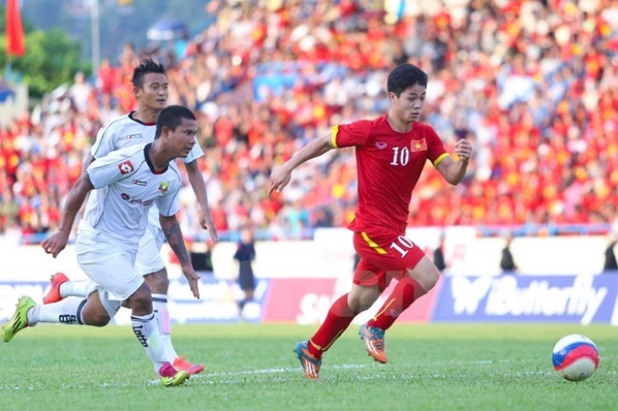 Độ tuổi tham dự môn bóng đá nam SEA Games 29 là U22. (Ảnh: Minh Chiến/Vietnam+)