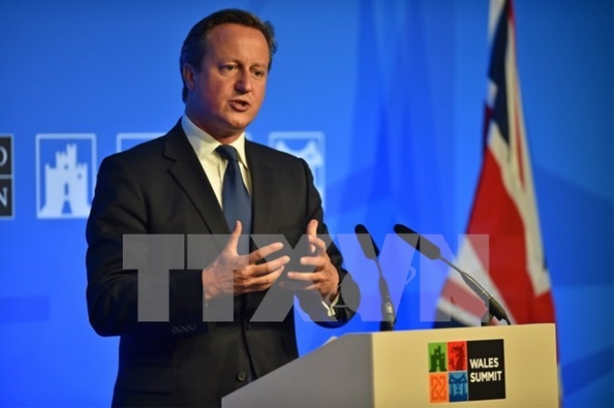 Thủ tướng Anh David Cameron. (Nguồn: AFP/TTXVN)