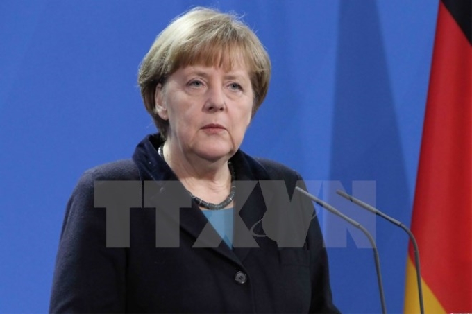 Thủ tướng Đức Angela Merkel. (Ảnh: Mạnh Hùng/TTXVN)