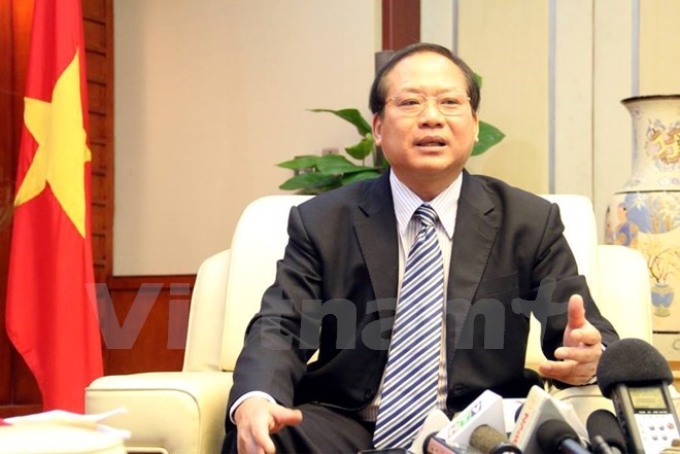Thứ trưởng Bộ Thông tin và Truyền thông Trương Minh Tuấn. (Ảnh: Trung Hiền/Vietnam+)