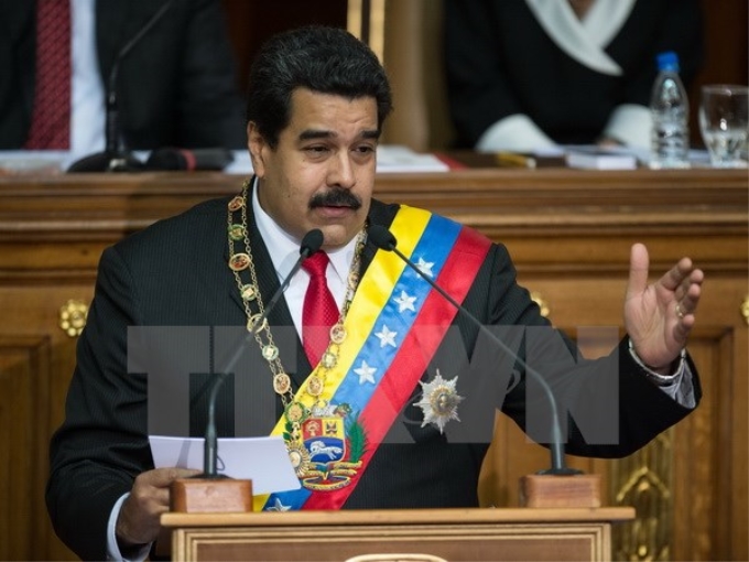 Tổng thống Venezuela Nicolas Maduro. (Nguồn: AFP/TTXVN)