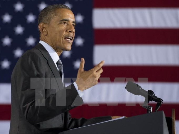 Tổng thống Mỹ Barack Obama. (Ảnh: AFP/TTXVN)