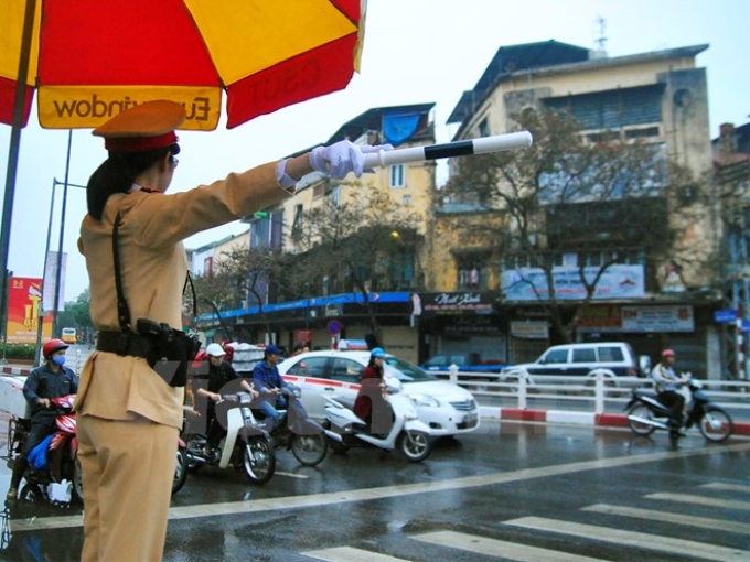 Thương vong do tai nạn giao thông trong dịp Tết Nguyên đán 2015 đã giảm đáng kể về số người chết và số người bị thương (Ảnh: Võ Phương/Vietnam+)