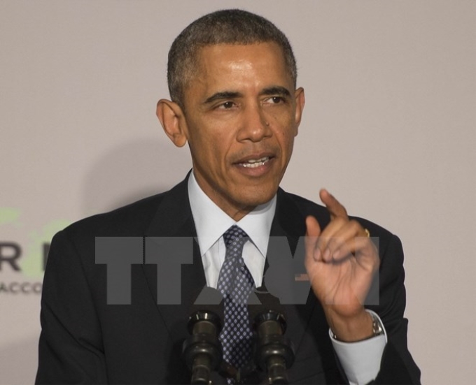 Tổng thống Mỹ Barack Obama. (Nguồn: AFP/TTXVN)